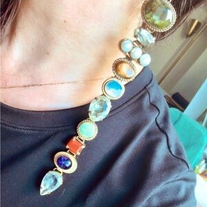 Elegant Multicolor Gemstone Earrings